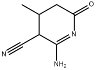 3-Pyridinecarbonitrile,  2-amino-3,4,5,6-tetrahydro-4-methyl-6-oxo- Structure