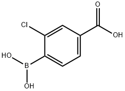 4-CARBOXY-2-CHLOROPHENYLBORONIC ACID Structure