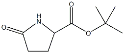 tert-Butyl 5-oxo-2-pyrrolidinecarboxylate Structure