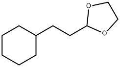 2-(2-cyclohexylethyl)-1,3-dioxolane Structure