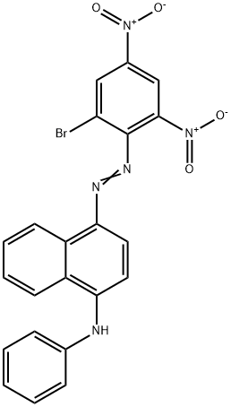 4-[(2-bromo-4,6-dinitrophenyl)azo]-N-phenylnaphthalen-1-amine Structure