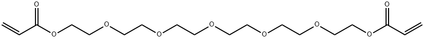 3,6,9,12,15-pentaoxaheptadecane-1,17-diyl diacrylate Structure