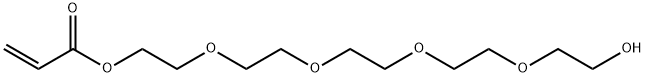 14-hydroxy-3,6,9,12-tetraoxatetradecyl acrylate  Structure