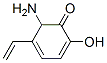 2,4-Cyclohexadien-1-one,  6-amino-5-ethenyl-2-hydroxy- 구조식 이미지
