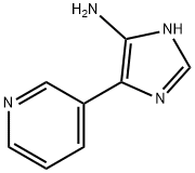 1H-Imidazol-4-amine,  5-(3-pyridinyl)-  (9CI) Structure