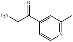 에타논,2-아미노-1-(2-메틸-4-피리디닐)- 구조식 이미지