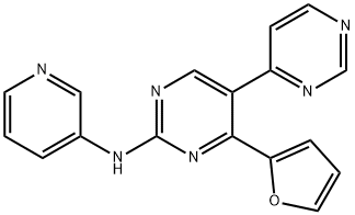 (4'-Furan-2-yl-[4,5']bipyrimidinyl-2'-yl)-pyridin-3-yl-amine 구조식 이미지