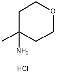 4-Methyltetrahydro-2H-pyran-4-amine hydrochloride Structure