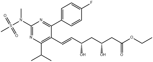 Rosuvastatin ethyl ester Structure