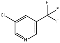 3-Chloro-5-(trifluoromethyl)pyridine 구조식 이미지