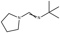 2-Propanamine, 2-methyl-N2-[1-tetrahydro-1H-1-pyrrolylmethylidene] Structure