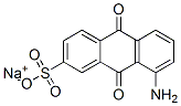 나트륨8-아미노-9,10-디히드로-9,10-디옥소안트라센-2-술포네이트 구조식 이미지