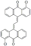 10,10'-(1,2-ethanediylidene)bis[1-chloroanthracen-9(10H)-one] 구조식 이미지