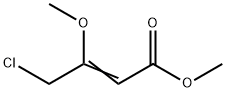 Methyl 4-chloro-3-methoxy-2-(E)-butenoate Structure