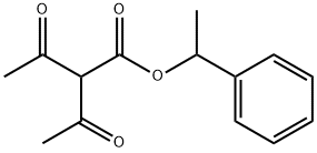 1-페닐에틸2-아세틸아세토아세테이트 구조식 이미지