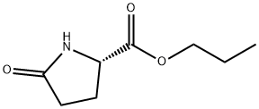 propyl 5-oxo-DL-prolinate Structure