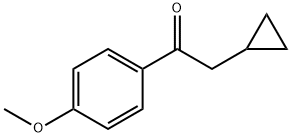 2-사이클로프로필-1-(4-메톡시페닐)에타논 구조식 이미지