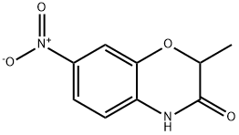 2-METHYL-7-NITRO-2H-BENZO[B][1,4]OXAZIN-3(4H)-ONE 구조식 이미지