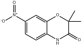 2,2-DIMETHYL-7-NITRO-2H-BENZO[B][1,4]OXAZIN-3(4H)-ONE 구조식 이미지