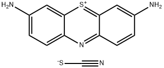 3,7-diaminophenothiazin-5-ium thiocyanate Structure