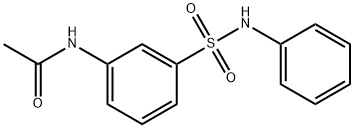 N-[3-[(phenylamino)sulphonyl]phenyl]acetamide 구조식 이미지