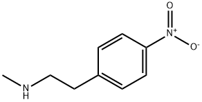 BenzeneethanaMine, N-Methyl-4-nitro- 구조식 이미지