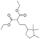 diethyl [2-(2,2,3-trimethylcyclopentyl)ethyl]malonate 구조식 이미지