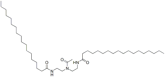 N,N'-[(acetylimino)diethane-1,2-diyl]distearamide 구조식 이미지