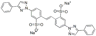 sodium 4,4'-bis(4-phenyl-2H-1,2,3-triazol-2-yl)stilbene-2,2'-disulphonate 구조식 이미지