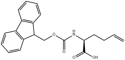 (S)-N-Fmoc-2-(3'-бутенил)глицин структурированное изображение