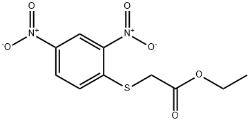 Ethyl 2-((2,4-dinitrophenyl)thio)acetate Structure