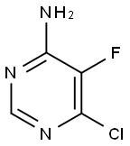 4-Amino-6-chloro-5-fluoropyrimidine Structure