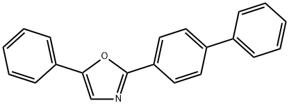 2-(4-BIPHENYL)-5-PHENYLOXAZOLE  98 Structure
