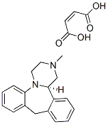(R)-1,2,3,4,10,14b-hexahydro-2-methyldibenzo[c,f]pyrazino[1,2-a]azepine maleate 구조식 이미지