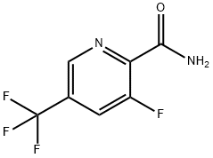 3-Fluoro-5-(trifluoromethyl)pyridine-2-carboxamide Structure