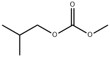 탄산,메틸2-메틸프로필에스테르 구조식 이미지