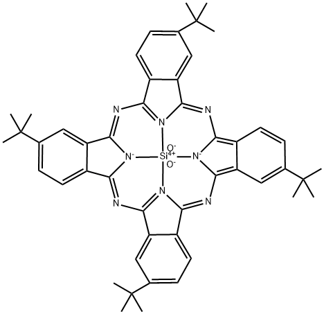 SILICON 2 9 16 23-TETRA-TERT-BUTYL-29H Structure