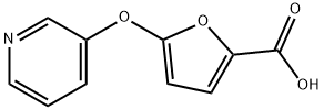 5-(3-PYRIDINYLOXY)-2-FUROIC ACID Structure