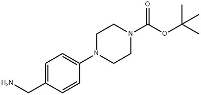 852180-47-3 TERT-BUTYL 4-[4-(AMINOMETHYL)PHENYL]TETRAHYDRO-1(2H)-PYRAZINECARBOXYLATE
