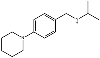 N-(4-PIPERIDIN-1-YLBENZYL)PROPAN-2-AMINE 구조식 이미지