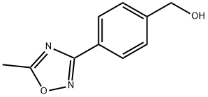 [4-(5-METHYL-1,2,4-OXADIAZOL-3-YL)PHENYL]메탄올 구조식 이미지