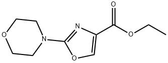 ETHYL 2-MORPHOLINOOXAZOLE-4-CARBOXYLATE Structure