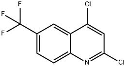2,4-DICHLORO-6-(TRIFLUOROMETHYL)QUINOLINE 구조식 이미지