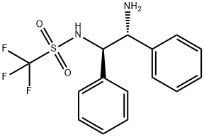 N-[(1R,2R)-2-aMino-1,2-diphenylethyl]-1,1,1-trifluoro-MethanesulfonaMide 구조식 이미지