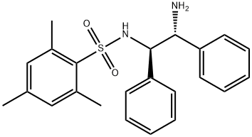 (1R,2R)-N-(2,4,6-TRIMETHYLPHENYLSULFONYL)-1,2-DIPHENYLETHANE-1,2-DIAMINE 구조식 이미지