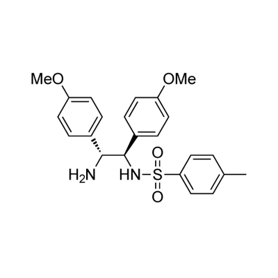 N-[(1R,2R)-2-aMino-1,2-bis(4-Methoxyphenyl)ethyl]-4-Methyl-BenzenesulfonaMide 구조식 이미지