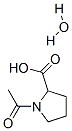 1-ACETYL-2-PYRROLIDINECARBOXYLIC ACID HYDRATE 구조식 이미지