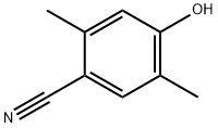 2,5-Dimethyl-4-hydroxybenzonitrile 구조식 이미지