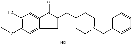 6-O-DESMETHYL DONEPEZIL HYDROCHLORIDE Structure
