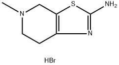 4,5,6,7-tetrahydro-5-methylthiazolo[5,4-c]pyridin-2-amine dihydrobromide 구조식 이미지